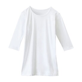 自重堂 七分袖インナーTシャツ ホワイトWH90029(SS)
