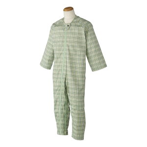 萬楽 マンラク1型ねまき(オールシーズン) グリーンチェック MANRAKUMR-1001(M)