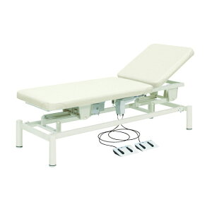 高田ベッド製作所 電動診察台(2M電動ベッド) ビニルレザー白TB-949(W70XL190CM)