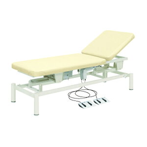 高田ベッド製作所 電動診察台(2M電動ベッド) ビニルレザークリームTB-949(W65XL190CM)