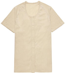 【日本エンゼル】らくらく前開きワンタッチ肌着(婦人用 7505-2(LL)ハンソデ