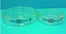 渡辺器械硝子　フラットシャーレ120（ガラス製）　123X25MM