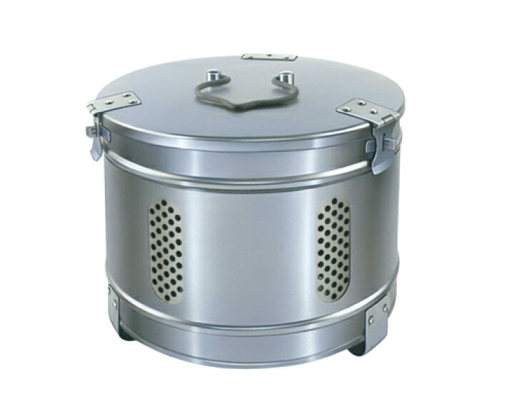 楽天市場】丸型ガーゼ缶一般 直径27×18cm 医療用ステンレス器具 : Shop 