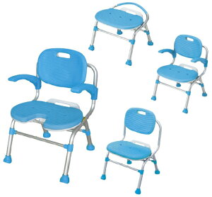 【送料無料】【無料健康相談 対象製品】テイコブ シャワーチェア 背付・肘付 SC01