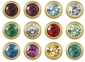 【送料無料】医療用ピアスメディシステム（24Kゴールド/誕生石） 245-1 規格：6月アレキサンドライト入数：12ペア