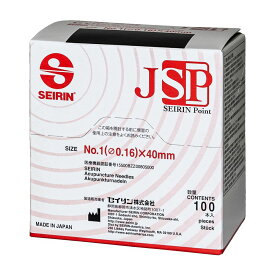 セイリン鍼JSP　寸3－1（No．1） 40MM／レッド／KN-107S131 24-9350-05