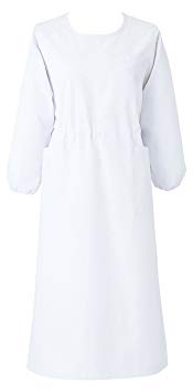KAZEN（カゼン）　予防衣　七分袖　140-30（ホワイト）　L
