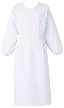 KAZEN（カゼン）　予防衣　七分袖　930-70（ホワイト）　LL
