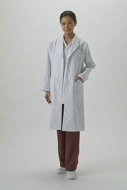 オンワード　白衣　レディスドクターコート（シングル　診察衣）　CO-6006　ホワイト　LL