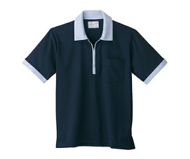 キラク　ニットシャツ 3L CR125-88(ネイビー)