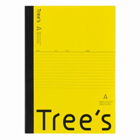 【10冊セット】Trees　A4　A罫　40枚　イエロー UTRAA4Y