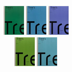 【24束セット】Trees　プラスメモリ　B罫　B5　5冊束 UTRP3BX5