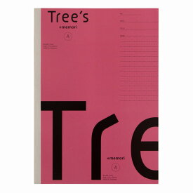 【10冊セット】Trees　B5　プラスメモリ　A罫　30枚　ピンク UTRP3AP