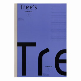 【10冊セット】Trees　B5　プラスメモリ　B罫　30枚　バイオレット UTRP3BV