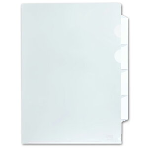 【PLUS】 インデックス付クリアホルダー クリア FL-204HO(88068) プラス