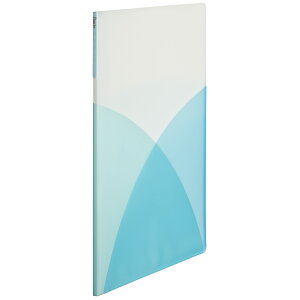 【PLUS】 Pasty (パスティ) クリアファイル A4 10ポケット ソーダブルー FC-390P(98394) プラス