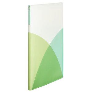 【PLUS】 Pasty (パスティ) クリアファイル A4 20ポケット マスカットグリーン FC-400P(98405) プラス