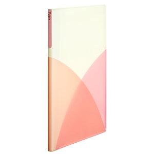 【PLUS】 Pasty (パスティ) クリアファイル B5 20ポケット ピーチピンク FC-420P(98420) プラス