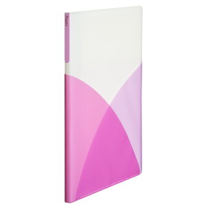 【PLUS】 Pasty (パスティ) クリアファイル B5 20ポケット ラズベリーピンク FC-420P(98422) プラス