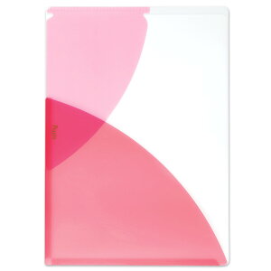 【PLUS】 5個セットPasty (パスティ) クリアホルダー チェリーピンク FL-700P4 (98701)