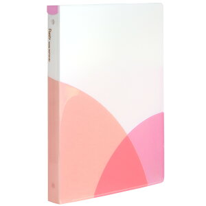 【PLUS】 Pasty (パスティ) ルーズリーフバインダー ワイド B5 ピーチピンク FC-810PR(98810) プラス
