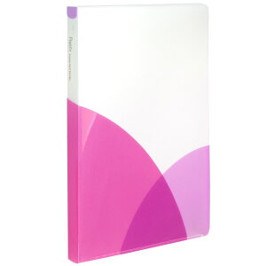 【PLUS】 Pasty (パスティ) ルーズリーフバインダー スリム B5 ラズベリーピンク FC-790PR(98792) プラス