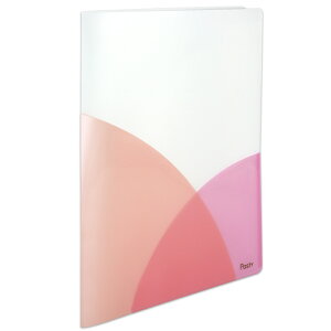 【PLUS】 Pasty (パスティ) スリムホルダーファイル A4 4ポケット ピーチピンク FC-860SHF(98860) プラス