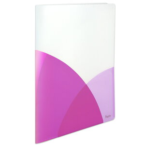 【PLUS】 Pasty (パスティ) スリムホルダーファイル A4 4ポケット ラズベリーピンク FC-860SHF(98862) プラス