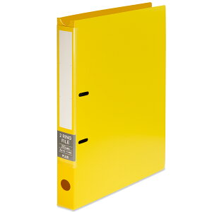 【PLUS】 2リングファイル ワイド表紙 イエロー FL-201RF(84832) プラス