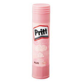【PLUS】 スティックのり 香りプリット Pritt バラ NS-721RS-1P(29773) プラス