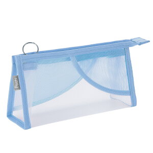 【PLUS】 Pasty(パスティ) ペンケース マチ付きタイプ ブルー FL-210CA(98882) プラス