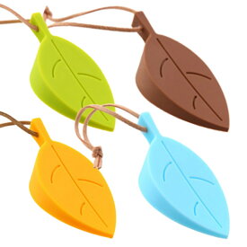 ドアストッパー シリコン おしゃれ リーフ型 4色4枚セット 室内 玄関