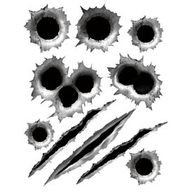 楽天市場 弾痕 ステッカーの通販