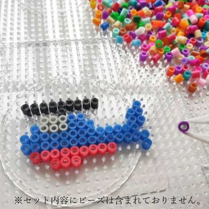 楽天市場 アイロンビーズ プレート 8枚セット 丸型 四角 ハート 六角形 六芒星 アイロンシート ピンセット付属 Shop Delicious 楽天市場店