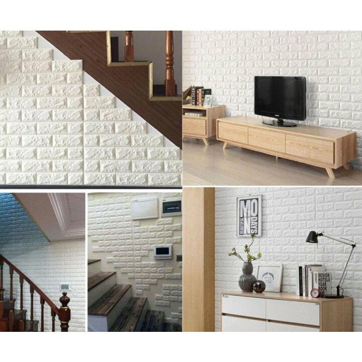 楽天市場 レンガ 壁紙 3d リフォーム ウォールステッカー 70cm 77cm ブリックステッカー 軽量レンガシール 壁紙シール ホワイト クリーム Shop Delicious 楽天市場店 楽天市場 レンガ 壁紙 3d リフォーム ウォールステッカー 70cm 77cm ブリックステッカー 軽量レンガシール 壁紙シール ホワイト クリーム Shop Delicious 楽天市場店