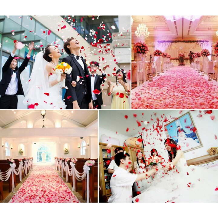 楽天市場】花びら 選べる9カラー 1000枚 セット フラワーシャワー 結婚 