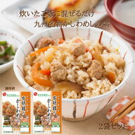 【常温】【公式】石井食品 有明鶏のかしわめしの素 2合用×2袋セット｜ 九州 名物 郷土料理 かしわ飯の素…