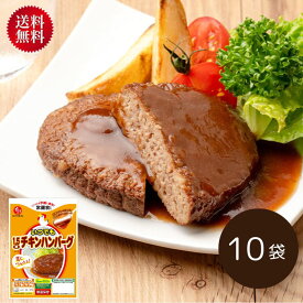 【公式】石井食品 いつでも1.5倍チキンハンバーグ 10袋｜ イシイ ハンバーグ 国産 非常食 お弁当 おかず 惣菜 時短 防災セット 備蓄 保存食 おいしい非常食 無添加 レトルト 常備 イシイ食品 レシピ アレンジ 防災グッズ 食料 避難用品 ローリングストック