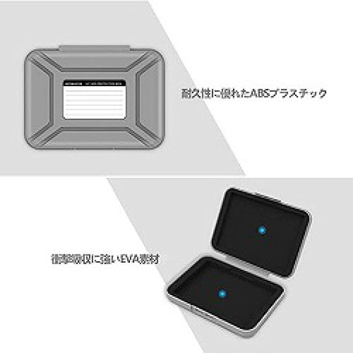 送料無料 5個セット 3.5インチ ポータブル ハードディスク専用 保護収納ケース HDD保管ボックス 静電気防止 防湿 防塵 耐衝撃 ABS 素材 書き込みラベル付き グレー 便利・おしゃれ・楽しく暮らせる店 3.5インチ HDD収納ケース 5個入り ハードディスク専用 HDD収納・保管用保護ケース 静電気防止 防湿 防塵 耐衝撃 PP素材 メモラベル付き