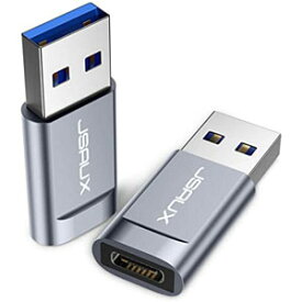 2個セット USB Type C to USB 3.0 オス 変換アダプタ USB C to USB A 変換アダプタ iPhone11 12 Pro Max、Airpods、iPad Air、Samsung S20 + Note 20 A70 グレー