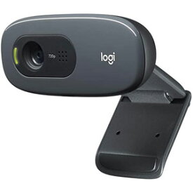 ウェブカメラ C270n ブラック HD 720P ウェブカム ストリーミング 小型 シンプル設計 国内正規品 テレビ電話 リモート 静止画 動画 ワイドスクリーン