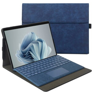 xisiciao یP[X For Microsoft Surface Pro 9/10/11th TPU \tgVFt L[{[hJo[T[tFXv9ƌ݊ ČyM݌v (Blue)