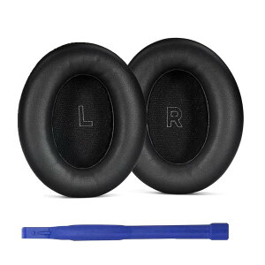 Adhiper �C���[�p�b�h �C���[�N�b�V���� �����p Bose QuietComfort Ultra�w�b�h�t�H���ɓK�p �w�b�h�z���p�b�h �Չ� �\�t�g���U�[ �����x�t�H�[��Bose QC Ultra�ɑΉ� (�u���b�N)