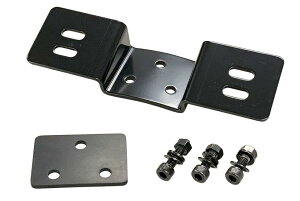 キジマ(Kijima) ナンバーレイダウンブラケット スチール製 フェンダー傷防止 ブラック ハーレーダビッドソン用 HD-013914