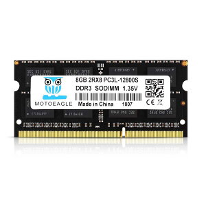 DDR3L 1600 MHz PC3L-12800 8GB×1g SO-DIMM d 1.35V/1.5V 204Pin m[gPCp CL11 Non-ECC Mac Ή