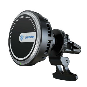 AhebN Magsafe CX }Olbg[d y`F ԍ J[`[W[ pt@ C~l[VLED i Phone 17/16/15/14/13/12 ACA_v^ACWPD-V015M-BK