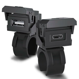 �v���g(PLOT) �o�C�N�p USB�d�� TYPE-A+C(�^�C�vA+C) QC3.0/PD�Ή� USB�`���[�W���[ �}���[�d MAX22.5W/30W IP67 CE�F�� DC10-24V 5V/9V/12V �h�� PTU003