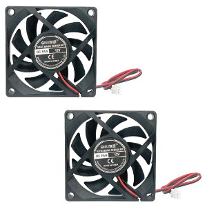 PENGLIN ��p�t�@�� 2�� 7015 12V �X ���[�u�x�A�����O �t�@�� 3D�v�����^�t�@�� 70mm X70mm X 15mm DC�t�@�� �É� ���^ 7cm PC�t�@�� ��p�N�[���[ CPU�N�[���[ �t�@��(7015 DC 12V)