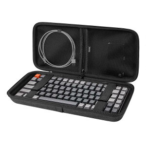 Linkidea �n�[�h�g���x���P�[�X 75% �L�[�{�[�h�p �R���s���[�^�[ 84 �L�[�L�[�{�[�h �L�������O�P�[�X �ی���[�{�b�N�X�o�b�O EPOMAKER x Aula F75�AAULA F75 Pro/AULA F75 75%�AKeychron K2 �ƌ݊�������