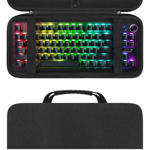 Linkidea TKL �e���L�[���X �L�[�{�[�h�p�n�[�h �g���x�� �P�[�X�A�R���s���[�^�[ 87 �L�[ �L�[�{�[�h �L�������O �P�[�X �ی���[�{�b�N�X �o�b�O�ARazer Huntsman V2 TKL �e���L�[���X �ƌ݊�������